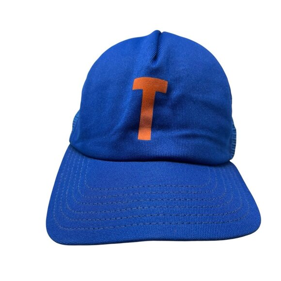 New Era Dupont Vtg Mesh Trucker Snapback Hat Cap Baseball Texas Rangers USA Made - Picture 1 of 9